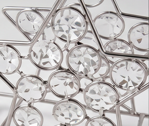 <b>Napkin</b> <b>Holder</b> In Metal And Crystal With Elegant Design Perfect For Home Use And Kitchenware Use And Tableware Use - Product Image 2