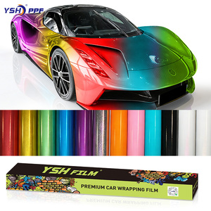 ฟิล์มเปลี่ยนสีรถยนต์ TPU PPF สีดำเมทัลลิก สีเทาด้าน สีเขียวคริสตัลเทอร์ควอยซ์ สีดำด้าน สีมุกใส สีรถยนต์ - Product Image 1
