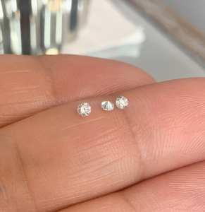 Diamante CVD cultivado en laboratorio, corte redondo, suelto, hecho a mano, para anillos, pendientes y colgantes de la India, para la fabricación de joyería. - Product Image 3