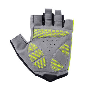 Gants de cyclisme mi-doigts respirants de qualité supérieure, design personnalisable, antidérapants, néoprène de haute qualité pour hommes, femmes, unisexe - Product Image 2