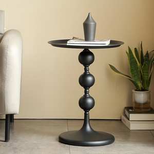 Mesa Auxiliar de Acero de Calidad Premium con Superficie con Recubrimiento en Polvo para Muebles Residenciales de Larga Duración - Product Image 1