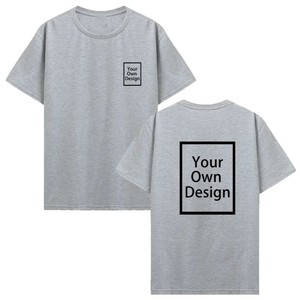 Camiseta Negra Personalizada de Manga Corta para Hombre con Diseño Impreso en la Parte Delantera y Trasera, Corte Regular, Cuello Redondo, Algodón Jersey, Ropa Casual OEM ODM - Product Image 3