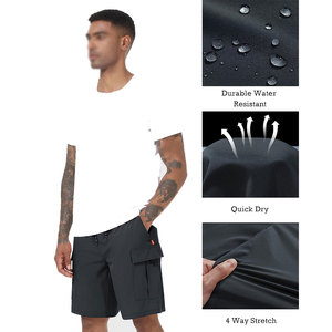 Shorts cargo pour hommes Royal Green, fermeture à cordon, service OEM, couleur personnalisée, vêtements décontractés d'extérieur, respirants - Product Image 6