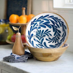 ชามไม้อาคาเซียแบบสั่งทำสำหรับภาชนะใส่อาหารพร้อมเคลือบในปริมาณจำนวนมาก - Product Image 2