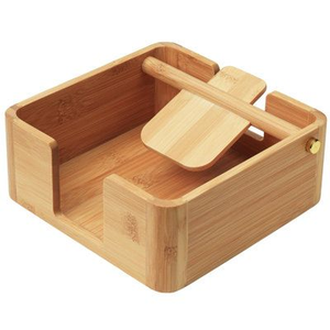 Decorative wooden napkin holders for <b>party</b> <b>table</b> setting Sustainable mango wood napkin holder - Product Image 1