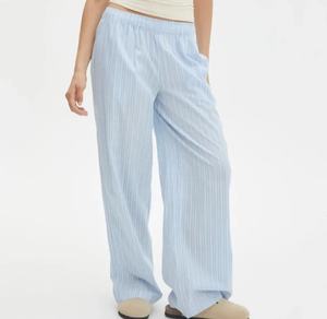 Wholesale Price Straight Casual <b>Trousers</b> Custom Print <b>Women</b> Long Cotton Design Solid Color <b>Trouser</b> High Waist <b>Women</b> Pant/<b>Trouser</b> - Product Image 1