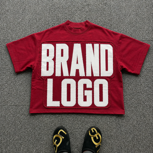 T-shirt pour homme de luxe, coupe classique, 100% coton, haute qualité, écologique, séchage rapide, streetwear, logo de marque personnalisé, tee-shirt décontracté tendance - Product Image 1