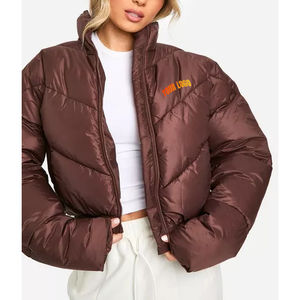Chaqueta Corta Acolchada Ligera para Mujer, Uso Diario de Invierno, Directo de Fábrica - Product Image 4
