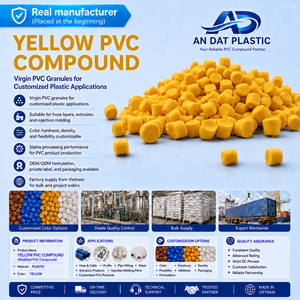 PVC Granules for Yellow Flexible <b>Profile</b> Extrusion Density 1.31 to 1.32 Custom Formula An Dat <b>Plastic</b> OEM/ODM/Packacing - Product Image 4
