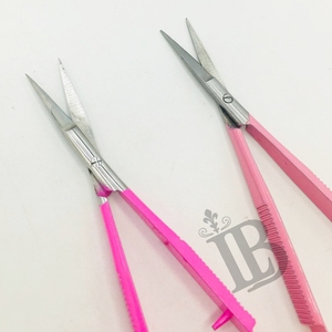 Top Deals Spring <b>Scissors</b> Stainless Steel Sustainable Spring <b>Scissors</b> Eyelash Eyebrow Curved Sharp Tip Makeup <b>Scissor</b> mink - Product Image 6