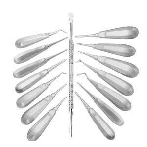 Orthopedic Dental <b>Elevators</b> Extraction Instruments Set 15-Piece Oral Implant Surgical Tools Stainless Steel Dental Surgery Kit - Product Image 3