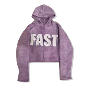 Sweat-shirts amples brodés Y2K vintage décontractés pour le quotidien, en polaire à capuche, style High Street américain, collection automne-hiver, personnalisables et à séchage rapide - Product Image 5