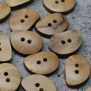 Botones de madera más vendidos y populares, utilizados para prendas de punto, chaquetas y abrigos de invierno, ya que su textura natural se adapta perfectamente. - Product Image 6