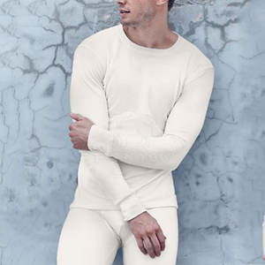 Camiseta Térmica Premium 100% Algodón, Capa Base Cálida para Invierno, Tejido Ecológico, Suave y Transpirable, Cómoda para Uso Diario, para Hombre - Product Image 4