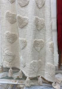 Manta de Algodón 100% con Borlas, Estilo Boho, Hecha a Mano, Texturizada, para Sofá, Venta al Por Mayor OEM - Product Image 6