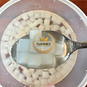 Nata de Coco en Jarabe de Todos los Tamaños, Gelatina de Coco Cruda, Nata de Coco en Envases a Granel de Takimex, 10 kg por Caja, Hecho en Vietnam - Product Image 1