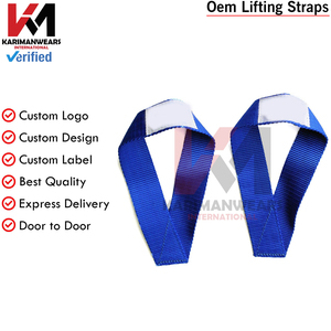 Correas de Algodón Transpirables para Levantamiento de Pesas, Soporte de Muñeca para Gimnasio, Entrenamiento de Peso Muerto, Venta al Por Mayor para Hombres y Mujeres - Product Image 3