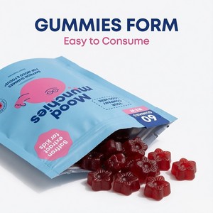 Gomitas de Extracto de Azafrán para Niños de Marca Privada con Vitamina D, Suplemento Dietético, Fabricante OEM ODM - Product Image 2
