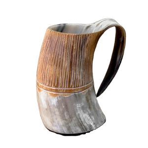 Cuerno para beber de estilo histórico, ceremonial, ritual, pagano, de la mitología nórdica, del dios Odín - Product Image 2