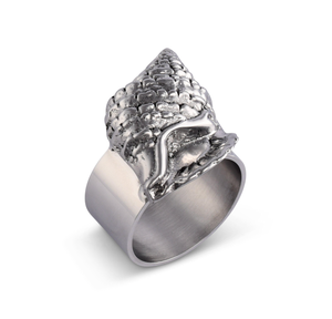 Anneaux de serviette en acier inoxydable martelé – Nouveauté très prisée pour la décoration de table lors de mariages, banquets et fêtes - Product Image 3