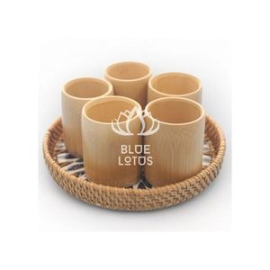 Taza de Bambú Reutilizable 2026, 100% Natural, Orgánica, Segura, Ecológica, Biodegradable, para Viajes - Product Image 1