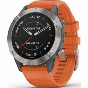 Pulsera Deportiva WearableS de Alta Calidad, Naranja, 51 mm, AMOLED, GPS, con Pantalla de Mapas y Accesorios de Carga - Product Image 1