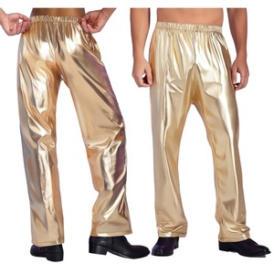 Pantalones Metálicos para Hombre, Disfraces para Fiestas Temáticas <span class=keywords><strong>de</strong></span> Jazz, Actuaciones <span class=keywords><strong>en</strong></span> Escenario, Fiestas Rave, Cosplay, <span class=keywords><strong>Clases</strong></span> <span class=keywords><strong>de</strong></span> Baile, Eventos <span class=keywords><strong>de</strong></span> Club - Product Image 2