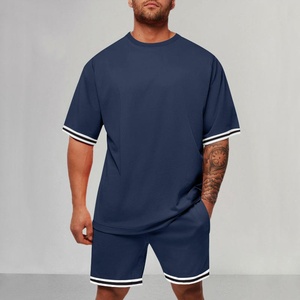 <b>Mens</b> Shorts Set Custom Logo <b>T</b> <b>Shirt</b> and Shorts Casual Summer Streetwear Breathable Terry 100% <b>Polyester</b> 2 Piece Set for <b>Men</b> - Product Image 6