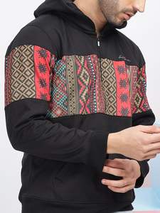 Nouveauté : Survêtements pour hommes de haute qualité, fabriqués avec soin, pour l'hiver, 65% coton, 50% polaire, couleur noire, pull sportif - Product Image 6