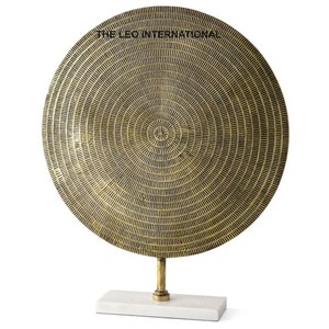 Marble and Aluminum Material Showpiece <b>Statue</b> Very Luxury Design Items for Home Office Decorative Sculpture - Product Image 1