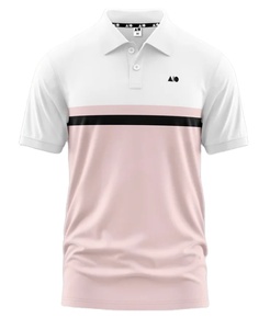 เสื้อโปโลสำหรับผู้ชายทำจากผ้าฝ้าย50% 50% โพลีเอสเตอร์220 GSM ผลิตตามสั่งเกรดสูง - Product Image 2