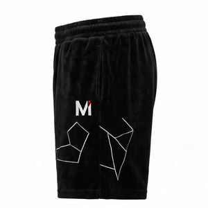 Pantalones Cortos Cargo de Lujo Urbano para Hombre, de Terciopelo con Cintura Elástica y Patrón de Estrellas de Cristal, Tendencia USA Europa, Maluza Industries, Secado Rápido y Transpirables - Product Image 4