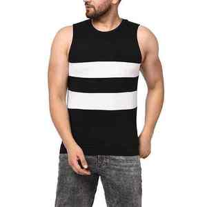 New Men Casual Gym Workout Bodybuilding Cotton Tank Tops Plus Size Washed Thin Shoulder Strap Muscle Fit Quick Dry Eco Friendly - Product Image 1