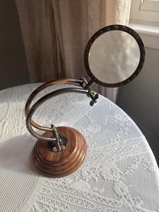 Brass HENRY HUGHES SON Adjustable Magnifier Vintage <b>Folding</b> <b>Desk</b> Magnifying Glass for Reading & Office Decor - Product Image 5