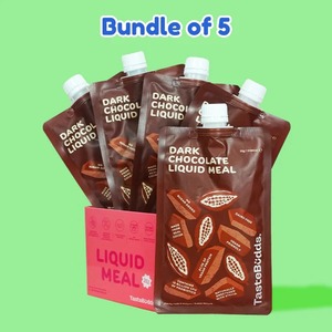 TASTEBUDDS – Lot de 5 sachets de poudre instantanée pour soupe au chocolat noir liquide, pratique, pour un repas rapide en déplacement, préparation en 15 secondes - Product Image 2