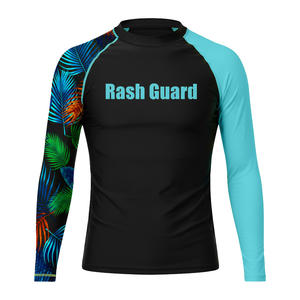 เสื้อแรชการ์ดผู้ชายคุณภาพสูง ปรับแต่งได้ ระบายอากาศดี ดีไซน์ล่าสุด แขนยาว ผลิตจากผ้าสแปนเด็กซ์/โพลีเอสเตอร์ แห้งเร็ว - Product Image 2