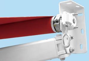 Projection 5 m, bras en aluminium résistant au vent de grande taille, pare-soleil <span class=keywords><strong>motorisé</strong></span>/manuel, auvent rétractable pour le stationnement de la voiture - Product Image 3