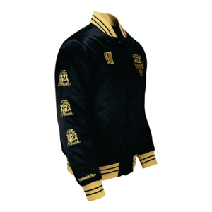 Veste universitaire personnalisée Chicago unisexe noire et jaune, broderie sur le devant, vêtements de sport décontractés d'hiver, col rabattu, coupe classique - Product Image 4