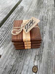 Rustic Charm Coaster Set Wooden Compass Coasters Irregular 300mm Handmade Eco-Friendly Modern Design Mats <b>Pads</b> 2mm Thick - Product Image 5