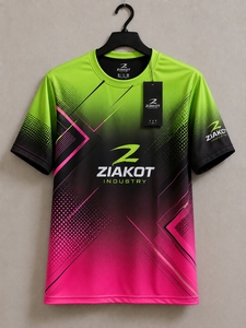 เสื้อยืด ZIAKOT ดีไซน์ใหม่สำหรับผู้ชาย ลายพิมพ์ 3 มิติ สีชมพูขาว ลายต้นปาล์มฮาวาย สไตล์ทรอปิคอล สำหรับออกกำลังกาย - Product Image 4