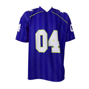 Nouveauté, Vente Chaude, Meilleure Qualité, Personnalisé # 04 meilleurs maillots de football américain cousus, grande taille, manches courtes - Product Image 1