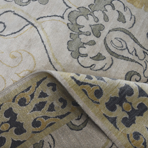 Tapis en laine et soie noués à la main en gros, tapis de luxe traditionnels orientaux modernes - Product Image 4