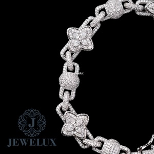 Hot Selling Custom Moissanite Diamond Tennis Bracelet Iced Out Hip Hop Jewelry <b>for</b> <b>Men</b> Available at Affordable Price - Product Image 2