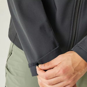 Veste coupe-vent imperméable pour la chasse, style formel unisexe, softshell enduit, fermeture éclair intégrale, légère, service OEM/ODM, vestes pour hommes - Product Image 5