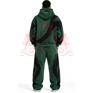 Conjunto Deportivo con Bordado Chenille, Trajes Deportivos Elegantes para Uso Diario, Trajes Deportivos con Bordado Chenille para Hombre - Product Image 2