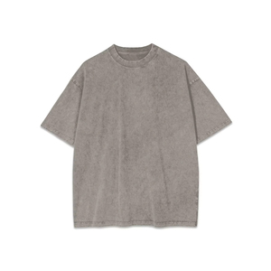 Custom Men's Oversized Eco-Friendly Silk Screen Printed 280g Jersey Fabric Casual Streetwear Blank Cotton T-Shirt OEM - Product Image 4