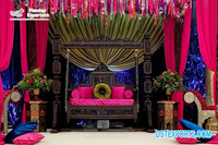 Thème chic mariage scène balançoire ensemble musulman Walima décor balançoire chaise ensemble décoré Sankheda balançoire siège pour mariage en gros UK