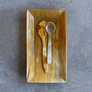 Natural Buffalo Horn Serving <b>Tray</b> Decorative Food Dishes <b>Dinner</b> Plates Organizer Platter Handmade Kitchen Tableware Gift Display - Product Image 4