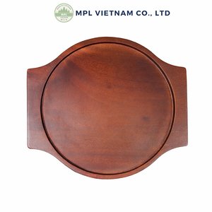 Plato Desechable de Madera Ecológica para Teppanyaki, con Grabado, Diseño Moderno, Rectangular, Apto para Lavavajillas, 26 cm - Product Image 4