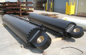 Engineering <b>Machinery</b> Operations Heavy Duty Steel Construction Robust Hydraulic Crane Cylinder Large Bore Piston Cylinder - Product Image 5